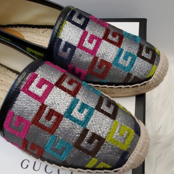 Gucci Jacquard GG print Espadrilles - Picture 4 of 10